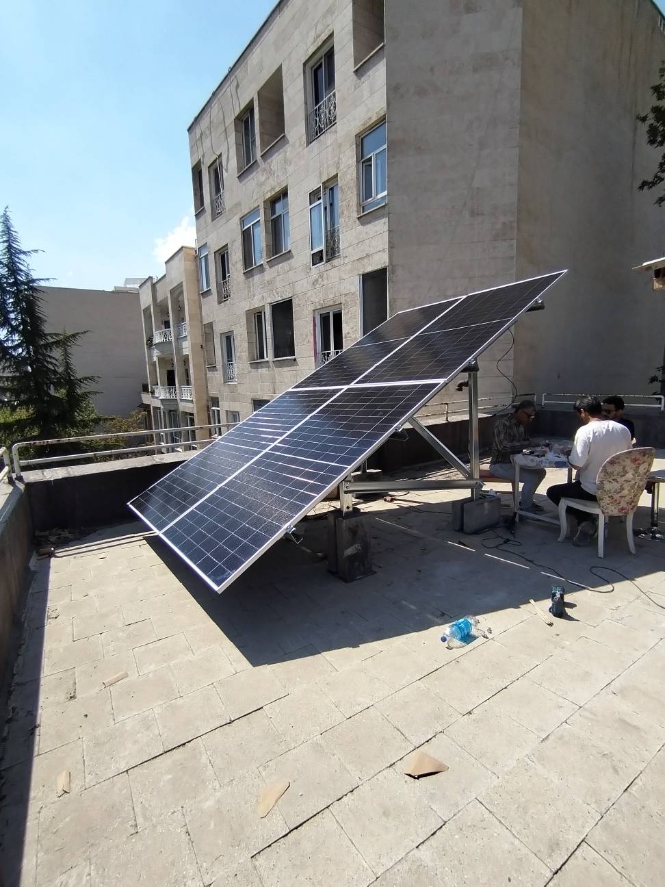 طراحی و اجرای نیروگاه  3 کیلووات Off Grid در یزد